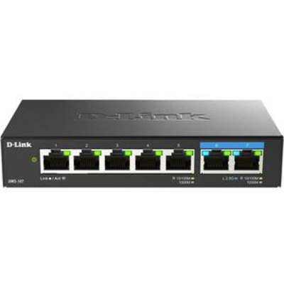 D-Link Systems 7-Port Gigabit Unmanaged Switch Incl 2 x 2.5G Multigigabit Ports
