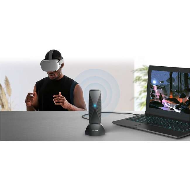 D-Link Systems VR Air Bridge for Meta Quest Headsets with Direct Wi-Fi 6 Connection