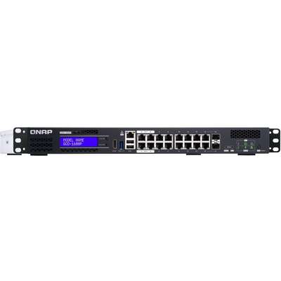 QNAP 16 Port 1GBE Switch W 2RJ45 SFP+ Combo Port W Intel J411 Proc