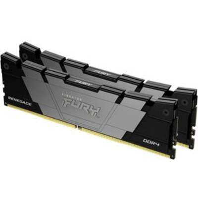 Kingston Technology 32GB 4266MT/S DDR4 CL19 DIMM (Kit Of 2) 1GX8 Fury Renegade Black