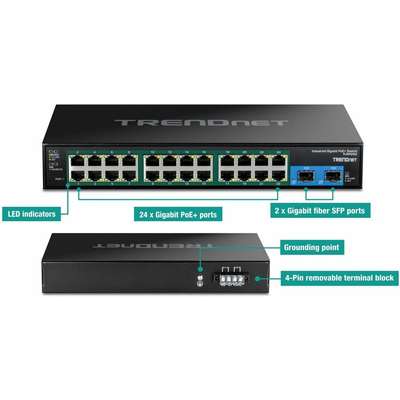 TRENDnet 6 Port Hardened Industrial