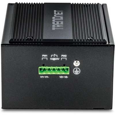 TRENDnet 26-Port Hardened Industrial Gigabit DIN-Rail Switch