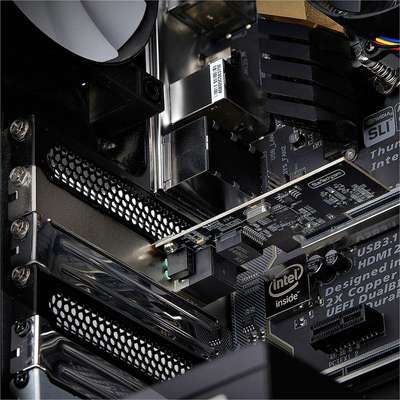 StarTech.com 1-Port 2.5GBPS Nbase-T PCIE Network Card, Intel I225-V, Single-Port Computer Network