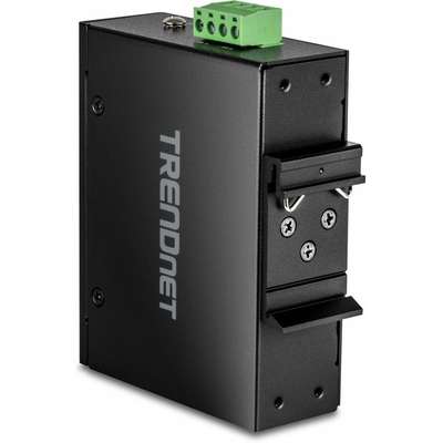 TRENDnet 2-Port Industrial SFP to Gigabit PoE++ Media Converter