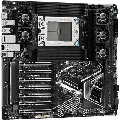 ASRock Inc Asrock MB WRX90 WS Evo AMD WRX90 Socket STR5 MAX2TB DDR5 Eeb