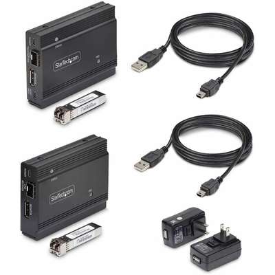 StarTech.com Displayport KVM Extender Kit - Video/USB Console Extender 4K 60HZ