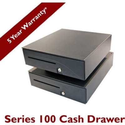 APG Cash Drawer S100 Cash DWR Black with Media Slot 320M K7