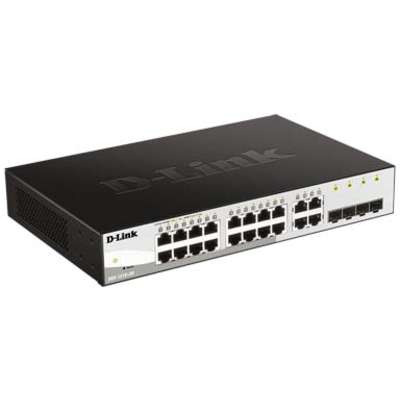 D-Link Systems DGS-1210-20 16 Port Websmart Switch with 4XSFP