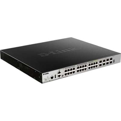 D-Link Systems DGS-3630 Series 28-Port L3 Fully Managed Gigabit PoE Switch