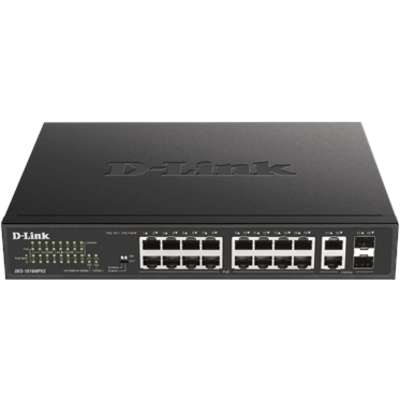 D-Link Systems 18-Port 10/100BASE-TX PoE Unmanaged Switch