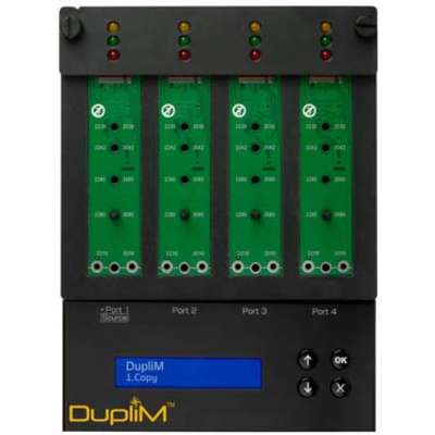 DupliM AC 110100 1:3 NVMe Flatbed Copier-M.2 NVMe PCIE Duplicator & Sanitizer