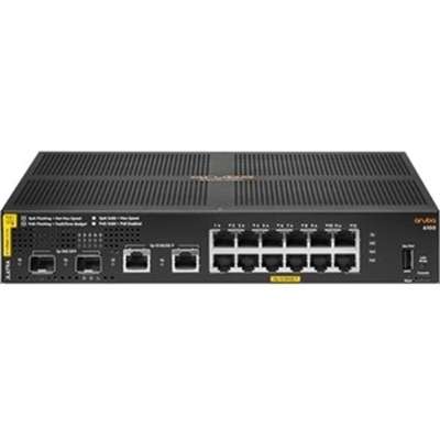 HPE Aruba 6100 12G Class 4 PoE 2G/2SFP+ 139W Switch