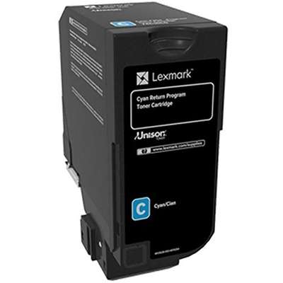 Lexmark Cyan Toner Cartridge RET Prog TAA