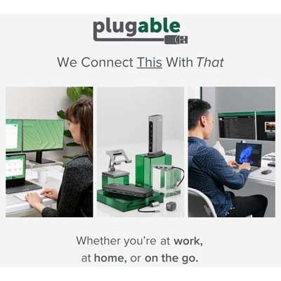 Plugable Technologies Plugable USB C to VGA Cable - Connect Your USB-C or Thunderbolt 3 Laptop to VGA