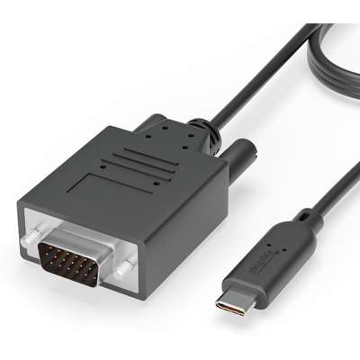 Plugable Technologies Plugable USB C to VGA Cable - Connect Your USB-C or Thunderbolt 3 Laptop to VGA
