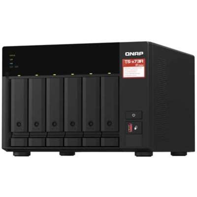 Qnap 6-Bay NAS Unmanaged Switch AMD Ryzen V1000 Series V1500B 4C/8T