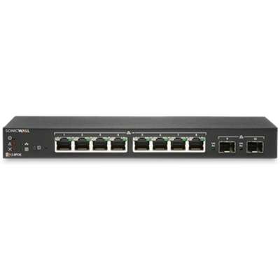 SONICWALL Switch SWS12-8POE WITH Wireless Network Management and Support 1-Year