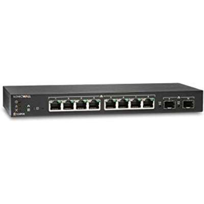 SONICWALL Switch SWS12-8POE WITH Wireless Network Management and Support 3-Year