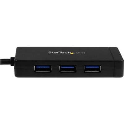 StarTech.com 3 Port USB C Hub with Ethernet - USB 3.0 - with Power Adapter