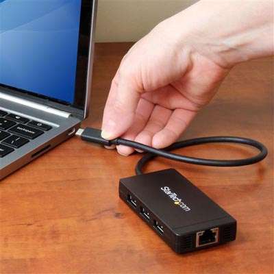 StarTech.com 3 Port USB C Hub with Ethernet - USB 3.0 - with Power Adapter
