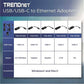 TRENDnet USB 2.0 to 10/100 Mbps Ethernet Adapter
