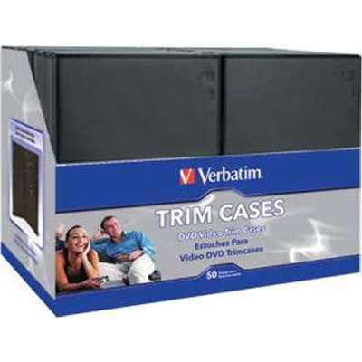 Verbatim CD/DVD Video Trimcase 50-pack