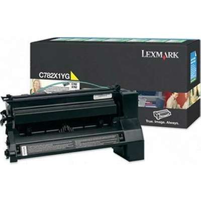 Lexmark Yellow Extra High Yield Return Program Print Cartridge F/C782 X782E 15K Yield