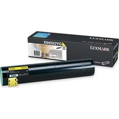 Lexmark X940E, X945E Yellow High Yield Toner Cartridge