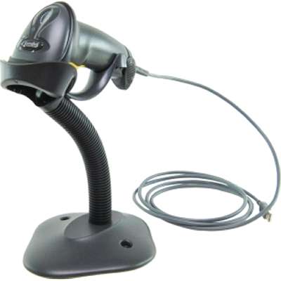 Zebra LS2208 Scanner Kit with USB Cable & Stand Black