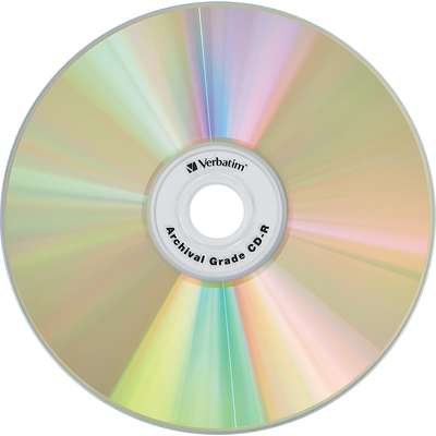 Verbatim CD-R 700MB 52X UltraLife Gold Archival Grade with Branded Surface - 50-pack Spindle