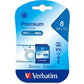 Verbatim 8GB Secure Digital SD High Capacity Memory Card Class 6