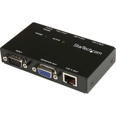 StarTech.com 4 Port VGA Video Extender over Cat 5 - Video Extender - 4 Port