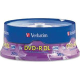 Verbatim DVD+R DL 8.5GB 8x with Branded Surface *30-Pack Spindle)