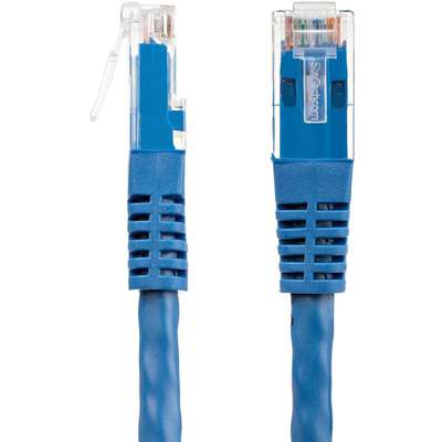 StarTech.com CAT6 Ethernet Cable 20' Blue 650MHz Molded Patch Cord PoE++