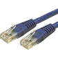 StarTech.com CAT6 Ethernet Cable 20' Blue 650MHz Molded Patch Cord PoE++