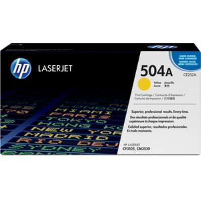 HP 504A Yellow Original LaserJet Toner Cartridge