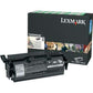 Lexmark T65X High Yield Return Program Black Print Cartridge for Label Applications