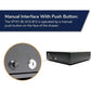APG Cash Drawer Vasario 16X16 Black Manual 5 Bill x 5 Coin Till