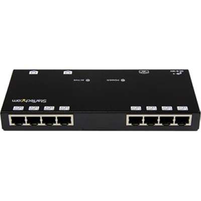 StarTech.com VGA Over CAT5 Extender - 8 Port - 429 ft. (150 m) - VGA Video Over Ethernet