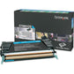 Lexmark C736, X736, X738 Cyan High Yield Return Program Toner Cartridge