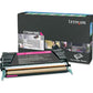 Lexmark C736, X736, X738 Magenta High Yield Return Program Toner Cartridge