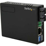 StarTech.com 10/100 Fiber to Ethernet Media Converter SC with  PoE