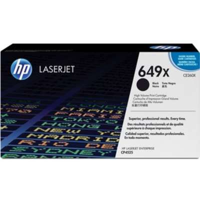 HP 649X Black LaserJet Toner Cartridge for CP4525n/dn/xh