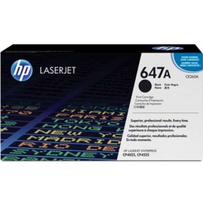 HP 647A Black LaserJet Toner Cartridge CP4025n/dn CP4525n/dn/xh