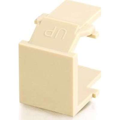 C2G Snap-In Blank Keystone Insert Module - Ivory