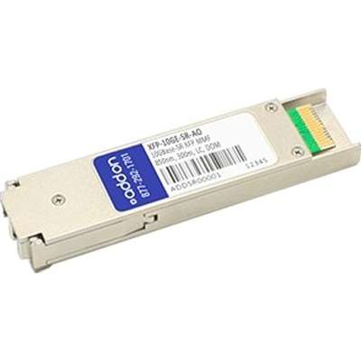 AddOn 10GBASE-SR XFP LC F/Juniper 850NM 300M Guaranteed Compatible