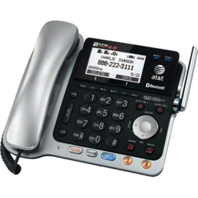 AT&T Dect 6.0 2-Line Corded/Cordless Cid Itad