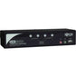 Tripp Lite 4-Port KVM Switch with Audio 2-Port USB2.0 Hub & Cables