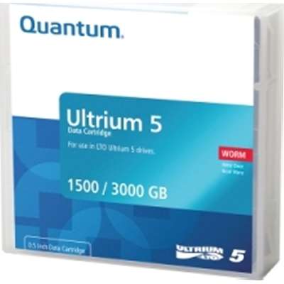 Quantum LTO-5 WORM Data Cartridge sold in multiples of 20 Only