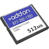 AddOn 512MB CF Card F/Cisco ASA 5500 Series Factory Approved